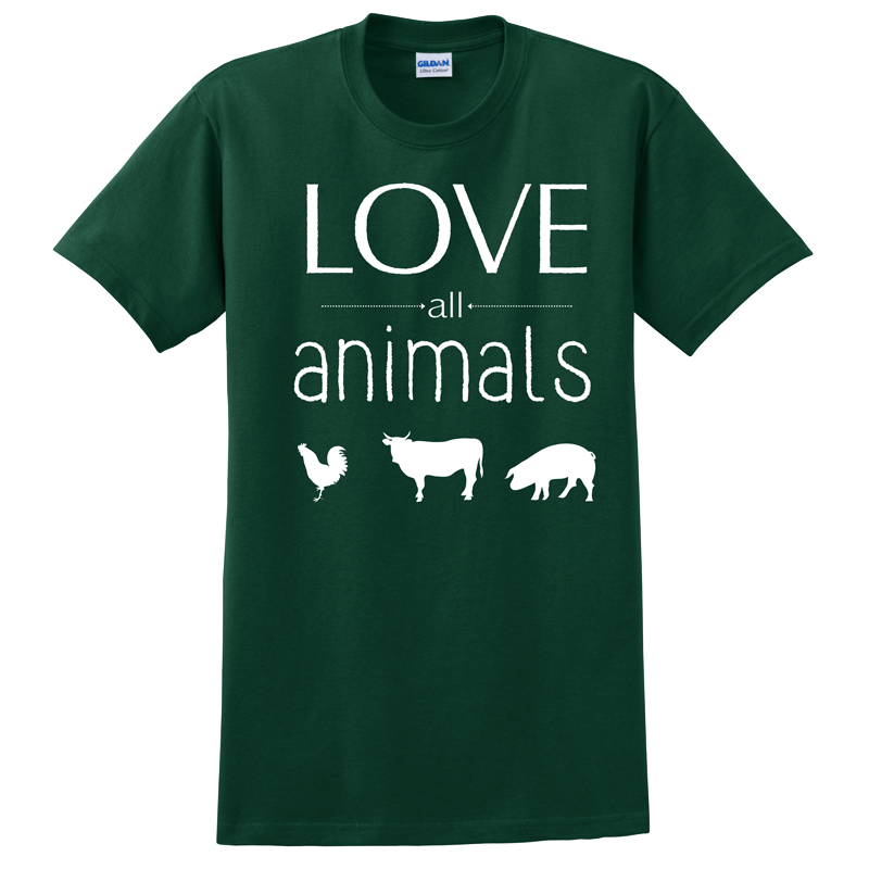 Love all Animals | Animal Friendly T Shirts